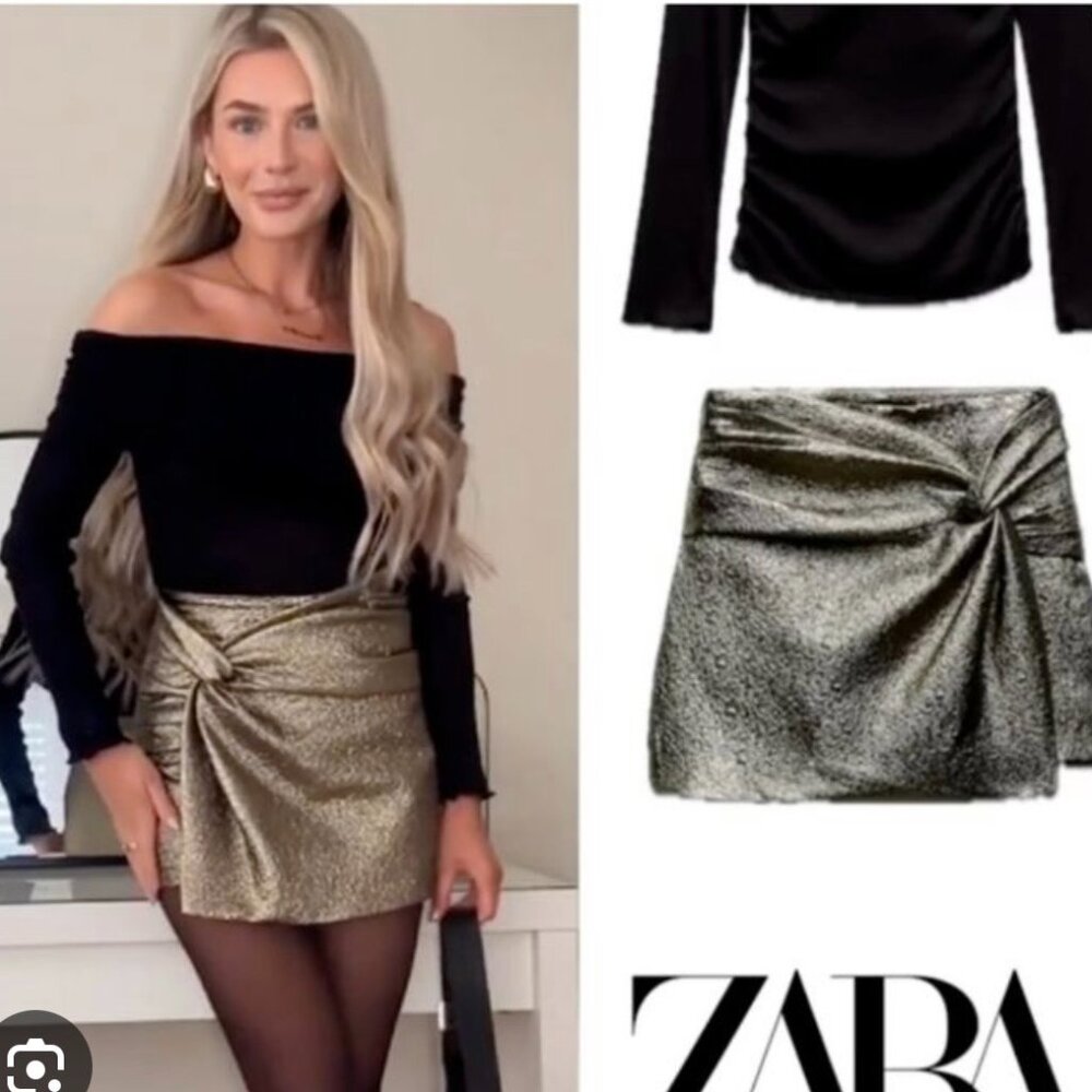 NWT - Zara festive days skort - size XS